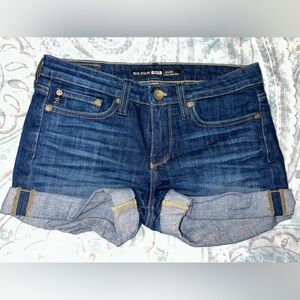 Big Star Mid Rise‎ Fit Alex Denim Jean Shorts Size 26